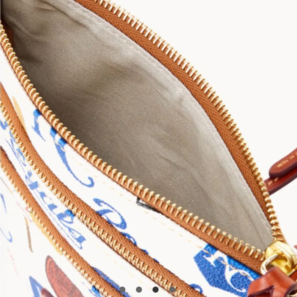 Dooney & Bourke Kansas City Royals NS  Triple Zip Crossbody Bag - Picture 6 of 8